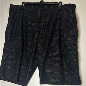 Men's Black Cargo Shorts